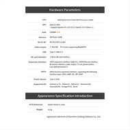 For Zero 2W Development Board RAM+Heat Sink+Case DDR4 Mini PC H618 WiFi5 Bluetooth5.0 Support 4K 60F