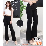 IMPORTED WOMEN'S CUTBRAY LONG PANTS FLARE PANTS MODERN FLARE PANTS