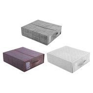 [Homyl478] Bedding Organizer Storage Bedding Sheet Storage Handle Non Woven Fabrics Bed Sheet Set Or