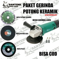 COD. MESIN GERINDA + MATA POTONG KERAMIK MATA POTONG BESI DAN MATA POLES. GURINDA MAILTANK SH05