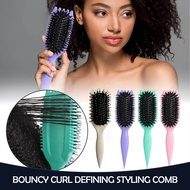 Curls Styling Brush Massage Bounce Comb Tangled Hair Comb Bounce Curl Define Styling Hair Brush