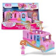 Royale High Doll Bus & Glam Closet from Roblox Game by Jazwares