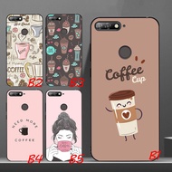 Huawei Y6 Y7 Y9 Prime 2019 Soft Phone Case Coffee Time Huawei Y6 2018 Y7 2019 Y6 Prime Y7 Prime 2019 Silicone