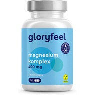 Magnesium Compound 5 in 1-400mg Element Magnesium (Magnesium Citrate, Magnesium Glycinate, Magnesium