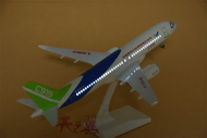 Alloy C919 Model Aircraft Kit with Lights and Landing Gear 47cm