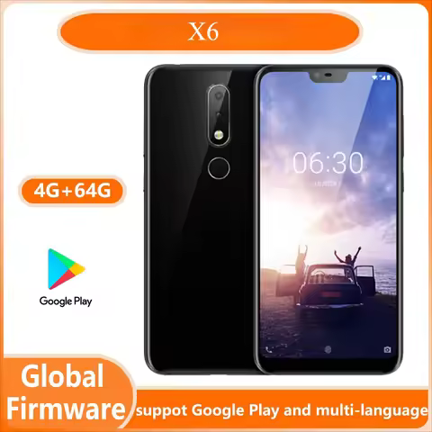 Unlocked X6 4G Smartphone Android smartphone full screen dual-card dual standby 4G 64G 5.8inches 228