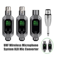 【In stock】Wireless Microphone System UHF Wireless XLR Transmitter and Receiver for Dynamic Microphone Audio Mixer PA System BSYC