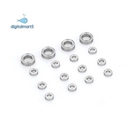 16PCS Steel Bearing 3X6X2mm 6X10X3mm for  C14 C24 B36 MN D90 MN-90 MN99S RC Car Spare Parts Upgrade 