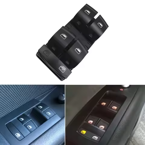 For Audi A3 8P SPORTBACK A6 4F 4G C6 Q7 Electric Master Window Lifter Control Switch Car Accessories