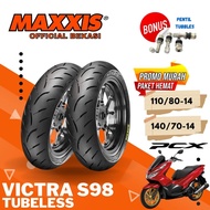 MAXXIS VICTRA MAXXIS TIRE/ PAIR 110/80-14 140/70-14 TUBELESS OUTER TIRE PCX TIRE/ PAIR