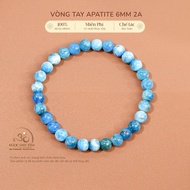 Jade Dan Tam - Apatite Bracelet 6mm 2A - Water Element & Wood Element
