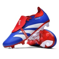 ไม่มีรอยต่อถัก TF Long Spike รองเท้าฟุตบอลเยาวชนในร่มและกลางแจ้งหญ้า Field Training รองเท้าขายส่ง