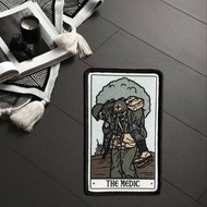"THE MEDIC" Patch Tarot Badge Print Hook and Loop Backpack Clothing Decorative Sticker Armband