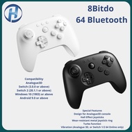 8Bitdo Bluetooth Controller Gamepad Hall Effect Joysticks Wireless Stick for Analogue 3D Switch 2 Wi