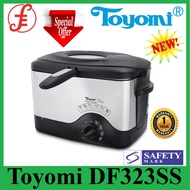 Toyomi DF323SS 1.5L Deep Fryer S/Steel Body Black