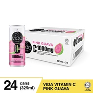 [CARTON] VIDA Vitamin C Sparkling 24x325ml - Pink Guava Flavour