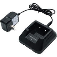Pengecas Desktop BAOFENG UV-5R dengan Penyesuai AS (100V-240V) untuk Baofeng UV-5R UV-5RA 5RE 5RX M-