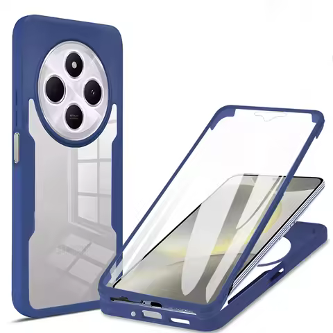 360 Full Body Protection Clear Case For Redmi A1 A2 A3 9A 9C 9I 9T 10 10A 10C 11A 12 12C 13C 14C Dou