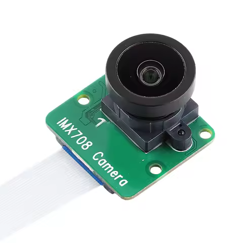 IMX708 Camera Module for Raspberry Pi 5 4 4B 3B+ ZERO 2 W HD 12MP M12 Wide Angle Lens Adjustable 120