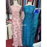 Tulle/Tille/Tile Sequin Spangle Leaf Motif