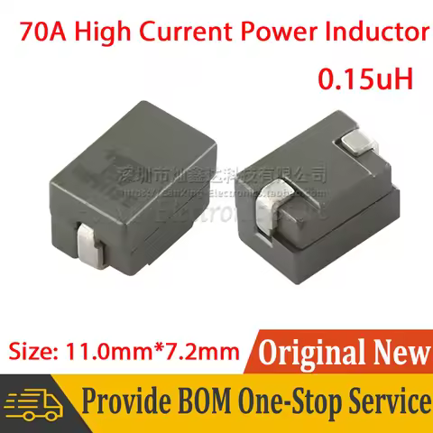 5pcs FP1107R1-R15-R 70A High Current Magnetically Shielding Power Inductor Inductance 0.15uh High Fr