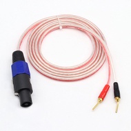 GOLLEY LION สายลำโพงกระจุกกระจิก4เสา NL4FC คู่2.0ปลั๊กสำหรับลำโพงเวที