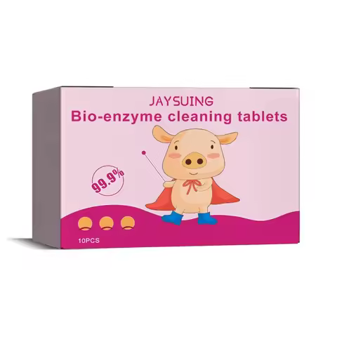 Biological Enzyme Explosive Salt Effervescent Tablets, Cleaning Tablets for Yellowed Clothes and Stu