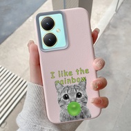 HP Casing For VIVO Y27 4G Y27 5G Y36 4G Y36 5G Y27s 4G Y77T 5G Case Leather Casing TPU HP Softcase M