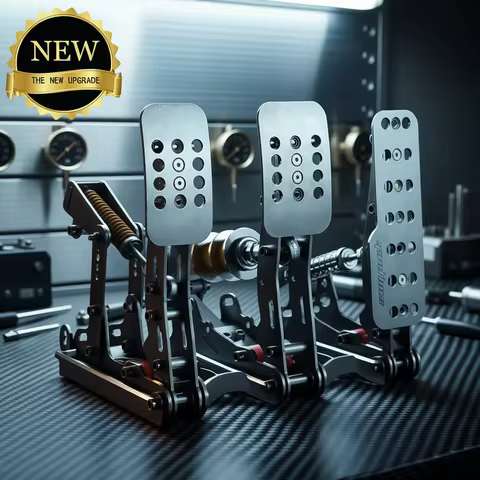 SIMJACK UT Pedals Sim Racing Pedals PC Racing Simulator Pressure Sensor Load Cell HE Hydraulic Pedal