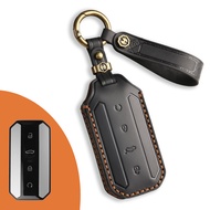 ซองกุญแจรถยนต์หนังแท้ JAECOO J5 Jetour Dashing VT9 ปลอกป้องกัน ปลอกหุ้ม ปลอกหุ้มกุญแจ