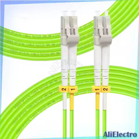 Fiber 1M/3ft OM5 LC to LC Fiber Patch Cable, 1-30m, 40GB/100GB Duplex LC-LC 50/125um Multimode Fiber