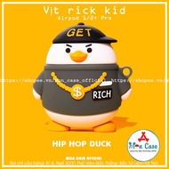 Protective Case Cover for Airpod 1/2/Pro/i12/i9/i7/tws Bluetooth Wireless Headphones - Rick Kid-Monc