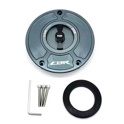 For HONDA CBR 600 F3 F2 F4I F4 Motorcycle New CNC Aluminum Fuel Gas CAPS Tank Cap tanks Cover With R