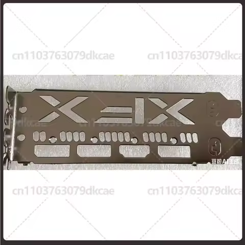 I/O IO Shield BackPlate for XFX RX5700XT 5600XT 6700XT Graphics Card Baffle Blank Card Strip Bezel 5