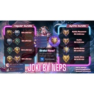 Joki Rank Mobile Legends | MLBB Boosting Service