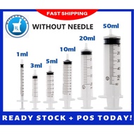 MEDTOPIA / DURASAFE SYRINGE LUER LOCK WITHOUT NEEDLE 3ML(3CC) 5ML(5CC) 10ML (10CC) 20ML(20CC) 50ML(5
