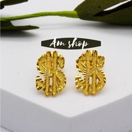 Emas Bangkok Earring-Subang Dewasa Paku (New) Sempoa,Dollar,Ohm,Sunskrit