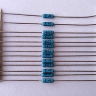 442R European Sky Blue 1/4W Imported DALE Fever 1% High Precision Metal Film Resistor Can Replace 44