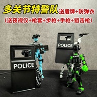 dummy 13 action figure 3D Printing SWAT Warrior Peace Elf Lucky 13 Multi-Joint Action Figure Assembl