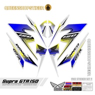 SUPRA STRIPING GTR 150 MOTIF 63 SUPRA VARIATION STRIPING/ GTR VARIATION MOTORCYCLE STICKER/ SUPRA ST
