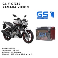 Aki Accu GS Y GTZ55 Motor Honda Beat , Vario ,Verza ,Revo, Blade Yamah