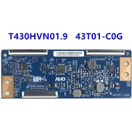 TV T-CON 43T01-C0G TCON Board T430HVN01.9 Logic board 43T01-COA