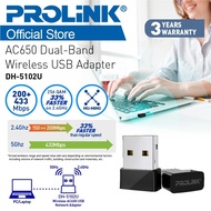 [Speed up WiFi on Laptop Anywhere] PROLiNK AC650 Wireless MU-MIMO dual-band USB Adapter - Video Stre