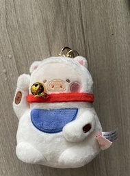 LULU招財貓豬豬毛絨鑰匙扣