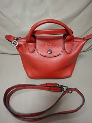 Longchamp Le Pliage Cuir Sling Handbag