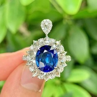 台北奧斯珠寶 3.2克拉皇家藍寶石雙用款