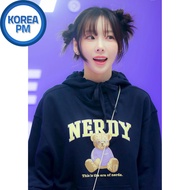 [KOREA PM] NERDY Clever Neddy Pullover Hoodie Teddy Bear Hoodie Daily Hoodie Couple Hoodie Korea Del