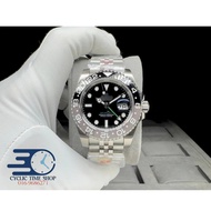 LATEST 2024 RLX GMT 40 MM GREY BEZEL MEN WATCH