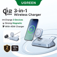 UGREEN 3-IN-1 Qi2 35W MagFlow Wireless Charger Magsafe Charger With MFi for iPhone 17 16 Pro Max iPh