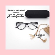Anti-radiation MINUS LENS GLASSES PACKAGE for men Wanita 4677